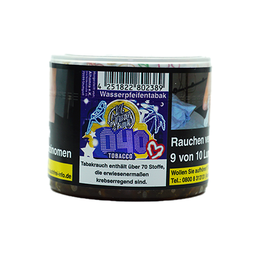 187 Tabak Hamburg  # 040 (Erdbeere Blaubeere Brombeere Ice) Shisha Tabak, 25g