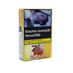 7 Days Platin frischer Pfirsich (C.Peah) Shisha Tabak, 25g