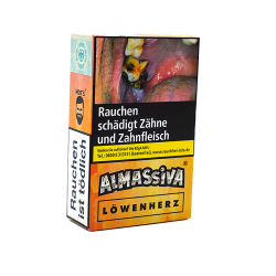 Al Massiva Drachenfrucht Pfirsich Himbeere (Löwenherz) Shisha Tabak, 25g