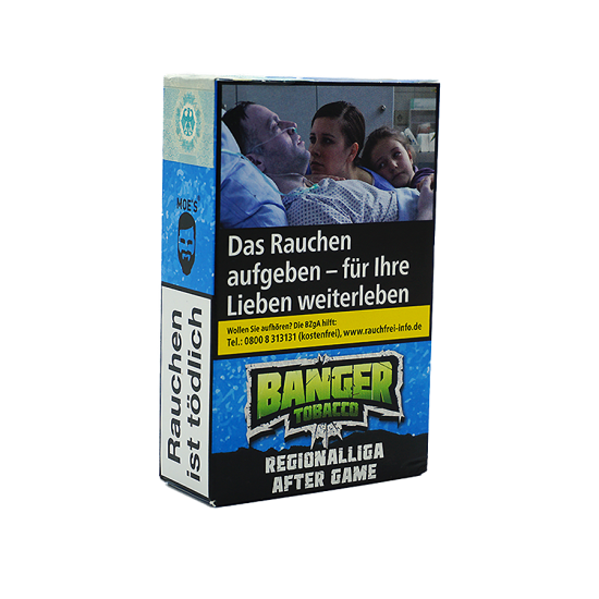 Banger Tabak Blaubeere Kiwi (#Regionalliga After Game) Shisha Tabak, 25g