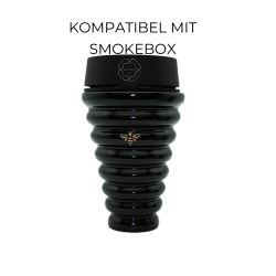 Bee Hookah Black Hive Phunnel Kopf schwarz