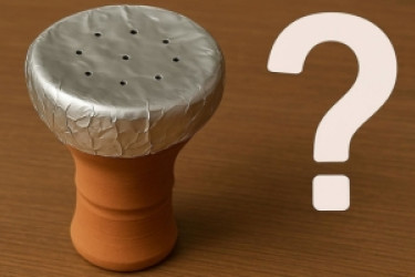 Tonkopf mit Alufolie bauen