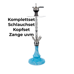 Jookah Edelstahl Shisha Stainphony #07 Big Steel Blue